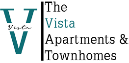 A black background with a large blue letter V and the word Vista beside it.